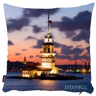 Kız Kulesi Yastık Kılıfı